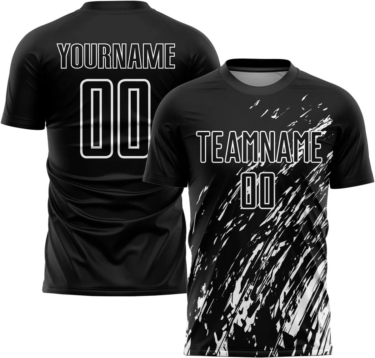 Mens Football Sports Short Sleeved 3D Printed Team Name Custom Striped Graphic T Shirt Loose round Neck Short Sleeved Sports Top