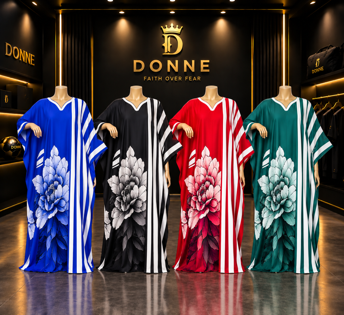 Striped Floral Dira